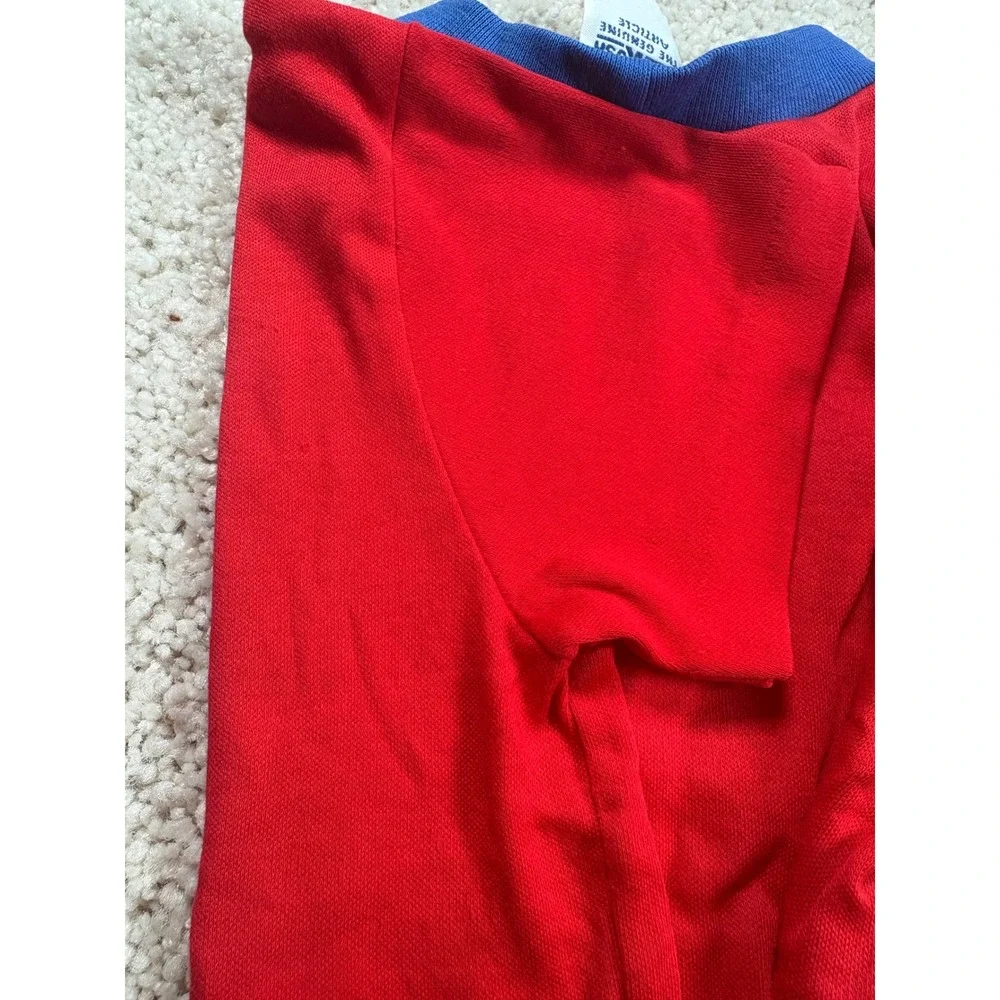 Vintage 80s OshKosh Bgosh Red Express Train Ringer TShirt 4T Single Stitch Flaw